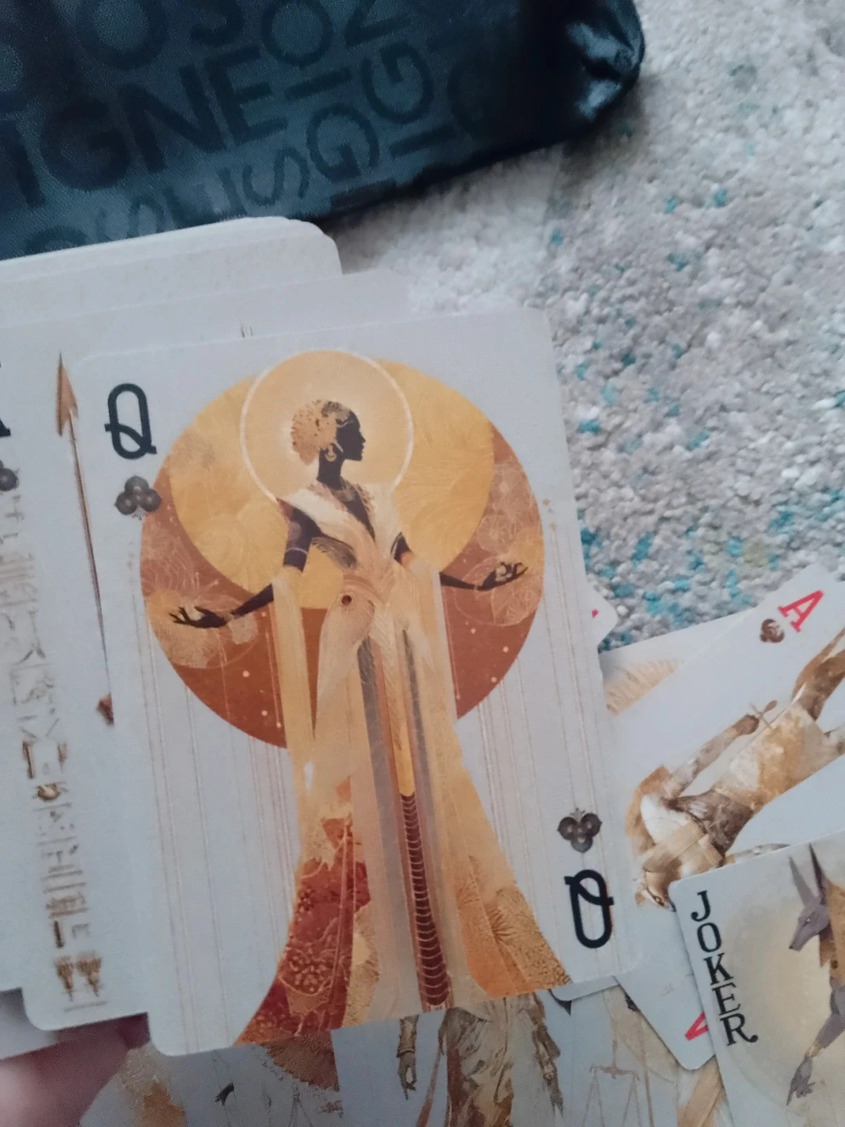 Jogo de 54 cartas com tema Egito + estojo de armazenamento – photo 2